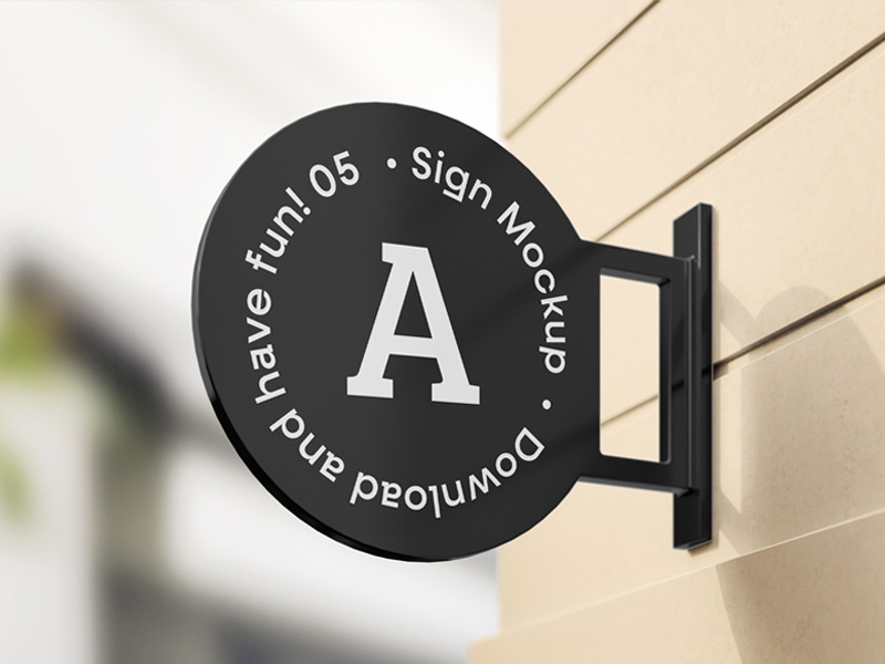 Logo Sign Mockup