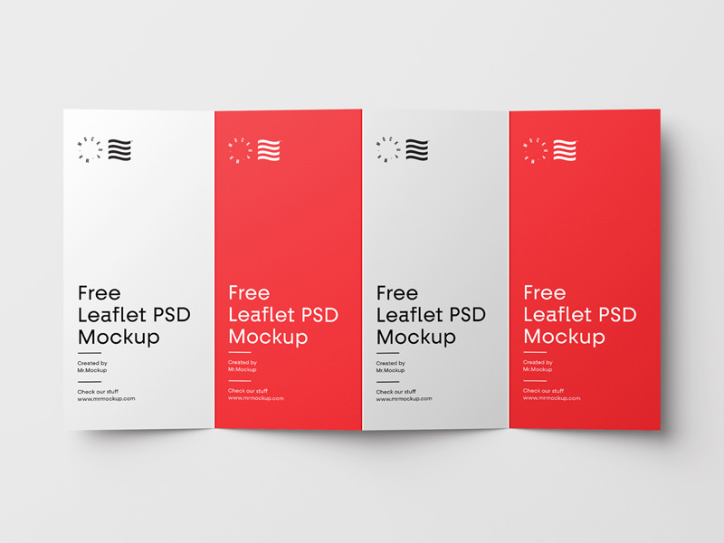 4-Fold Brochure Mockup