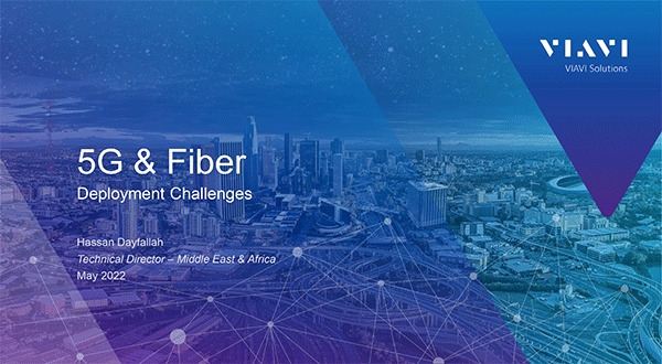 تحديات اختبار ألياف VIAVI 5G